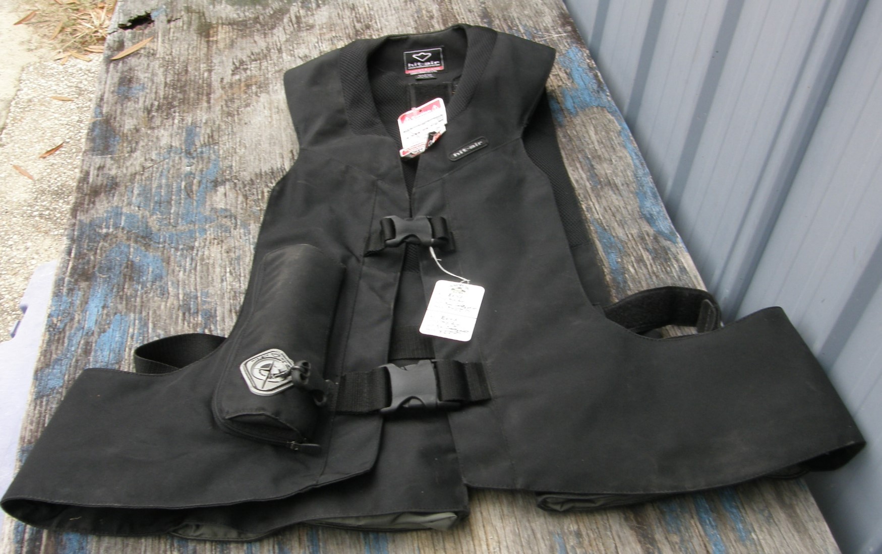 Hit Air Original Lightweight SV3 Airbag Vest Body Protector Safety Vest XL Adult Black