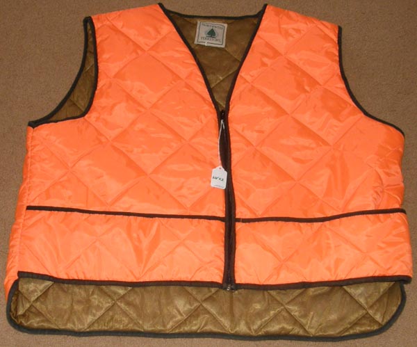 Northwest Territory Hunter Safety Orange Safety Vest Hunting Vest Adult XL