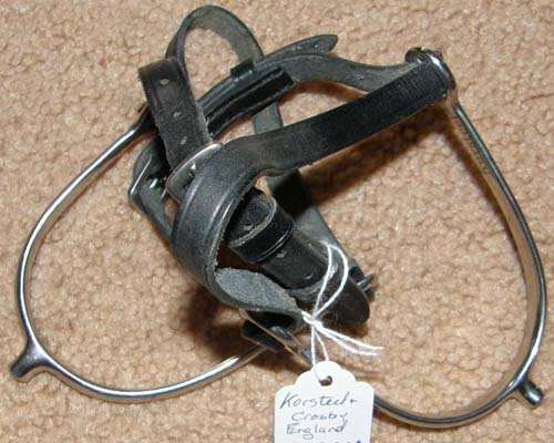 Korsteel Tom Thumb Spurs English Spurs with Crosby Leather Spur Straps