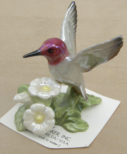 Vintage Hagen-Renaker #3178 Mini Hummingbird Style Two HR China Bird Figurine