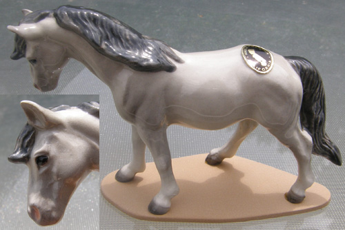 Vintage Hagen Renaker #3309 Mustang Mare Sedona HR Specialty Mini China Horse Ceramic Horse Figurine