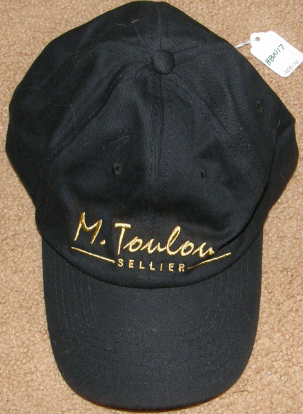 M. Toulouse Cotton Embroidered Ball Cap Baseball Hat Black