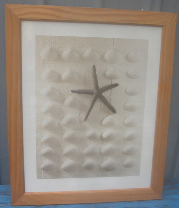 IKEA Starfish Framed Print Photo Poster Print Seashell Art Beach Home Decor