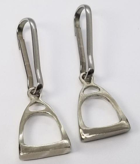Tempi Design English Boot Zipper Pulls Jacket Zipper Pull English Stirrup