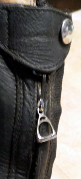 Tempi Design English Boot Zipper Pulls Jacket Zipper Pull English Stirrup