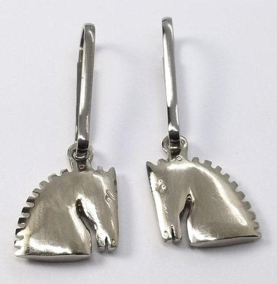 Tempi Design English Boot Zipper Pulls Jacket Zipper Pull Contemporary Horse Head