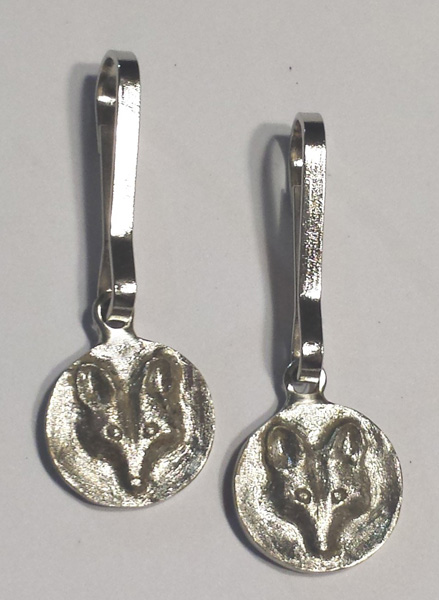 Tempi Design English Boot Zipper Pulls Jacket Zipper Pull Fox