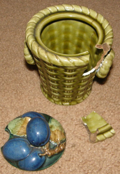 Vintage Coronet Jam Jar Jelly Jar Pot with Lid Plum Blueberry Grape