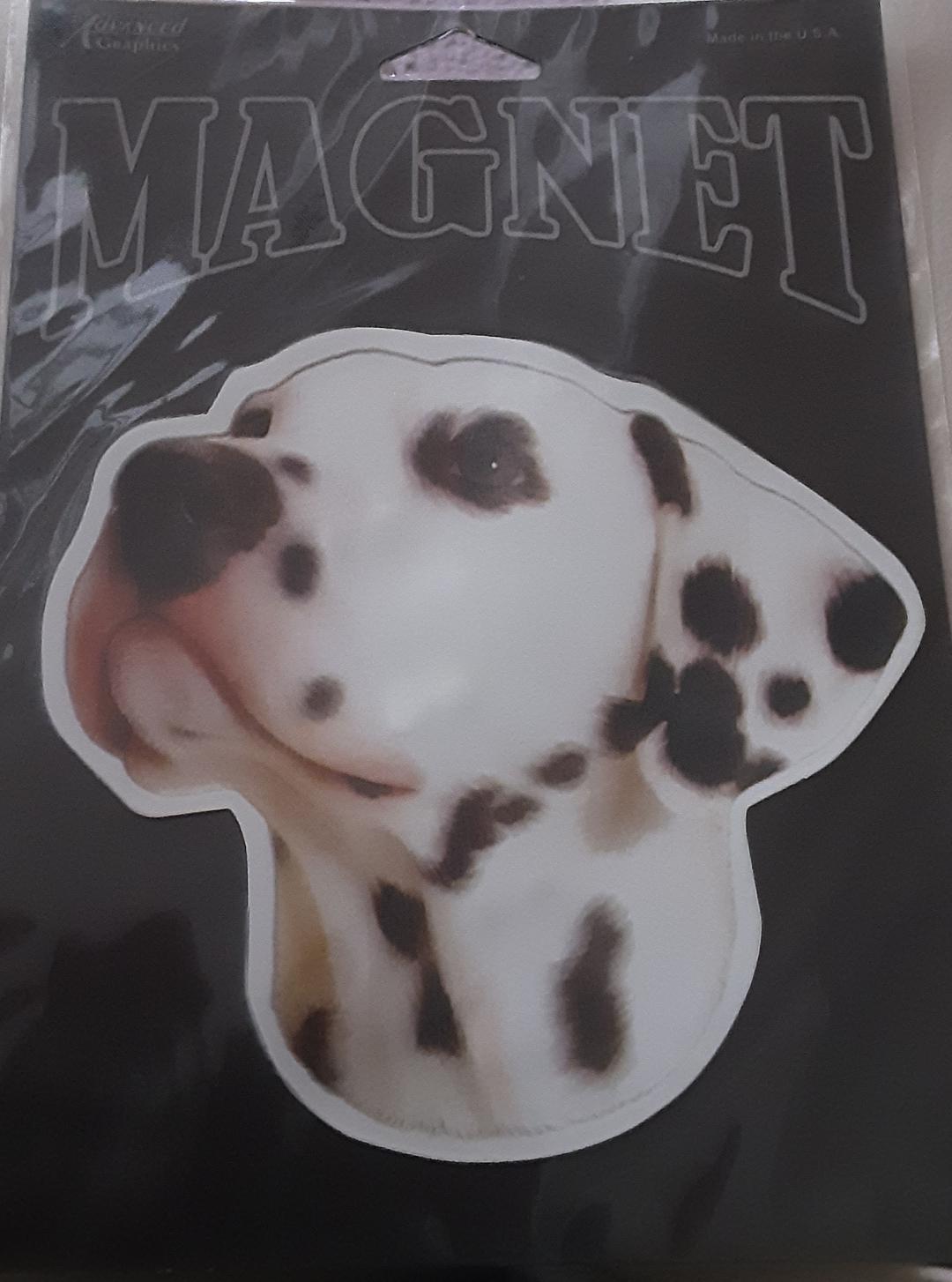 Dalmation Dog Car Fridge Magnet Refrigerator Magnet