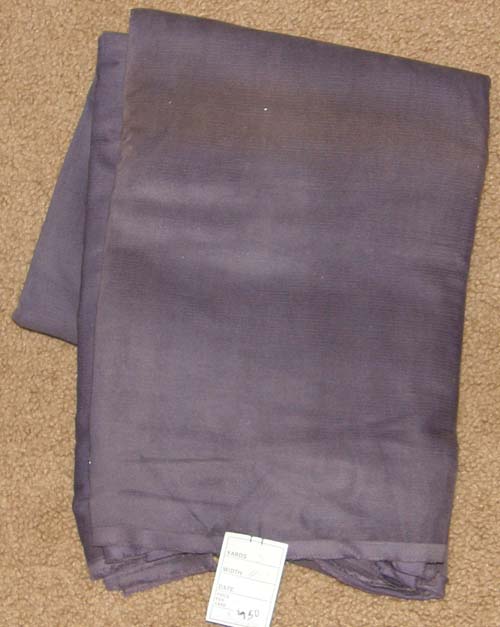 Plum Corduroy Fabric Cotton/Poly Dress Material Remnant