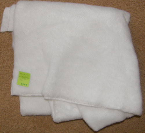 Fleece Material Fleece Pieces White 45x47”