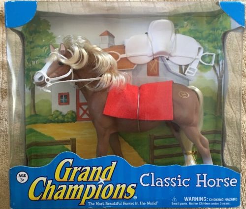 Vintage Grand Champions Classic Horse Mustang Sandy English Saddle Set Chestnut Sorrel Grand Champions Horse #50090