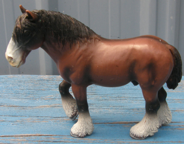 Schleich Clydesdale Shire Horse Bay Draft Horse Figurine #13247
