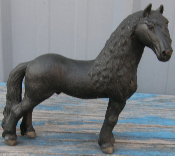 Schleich Friesian Stallion Frisian Black Horse Figurine #13792