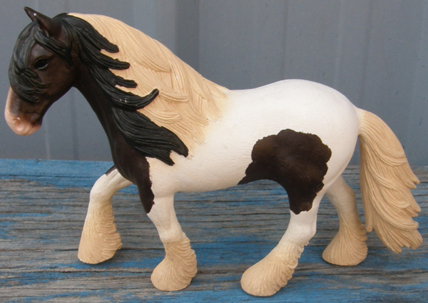Schleich Tinker Stallion Bay Pinto Horse Figurine #13831