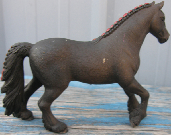 Schleich Friesian Mare Frisian Black Horse Figurine #13749