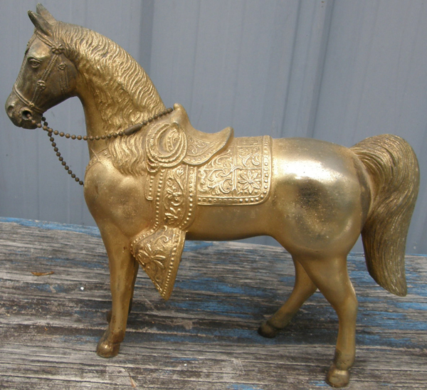 Vintage Metal Breyer Western Horse Copy Chain Reins 10"