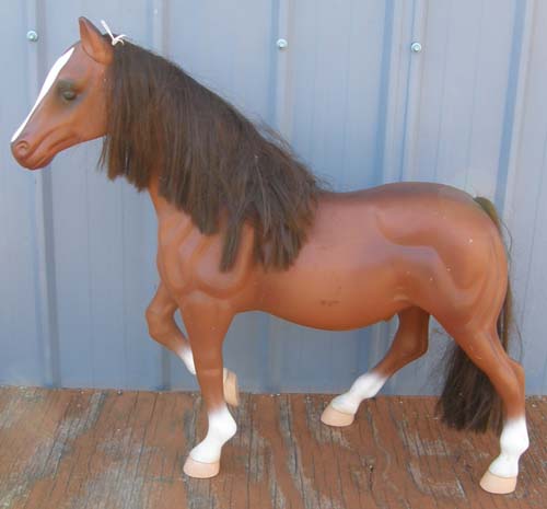 Battat Horse 20" Prancing Chestnut Horse Quarter Horse Fits American Girl