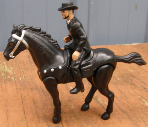 Burger King Will Smith & Black Horse Adam West Wild Wild West Plastic Collectible Toy