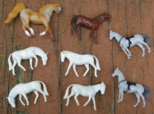 Miniature Horses Ertl Mini Whinnies Micro Minis Horse Figurine Plastic Toy Cake Toppers