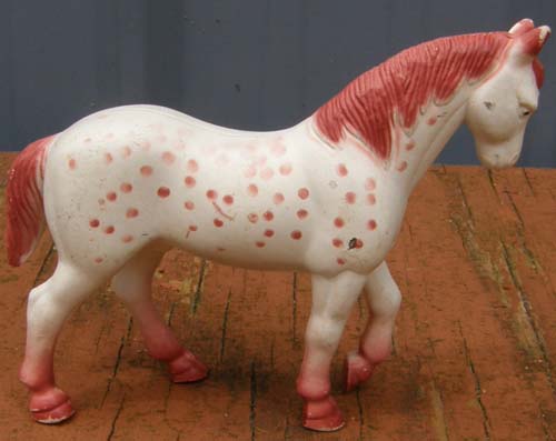 Funrise Miniature Horse Appaloosa Knapstrup Horse Figurine Plastic Rubber
