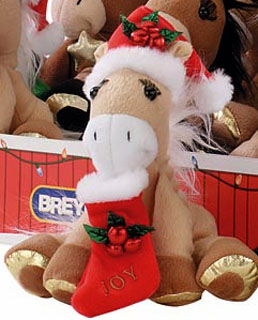 Breyer #700415 Belle Plush Pony Plush Holiday Horse Palomino