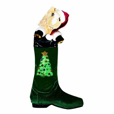 Breyer #700901 English Style Holiday Stocking with plush Pal-O-Mine Christmas 2001