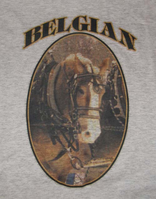 Belgian Draft Horse T-Shirt, Horse Tee Shirt