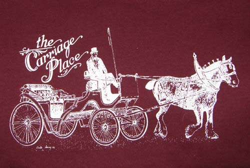 Carriage Draft Horse T-Shirt, Horse Tee Shirt
