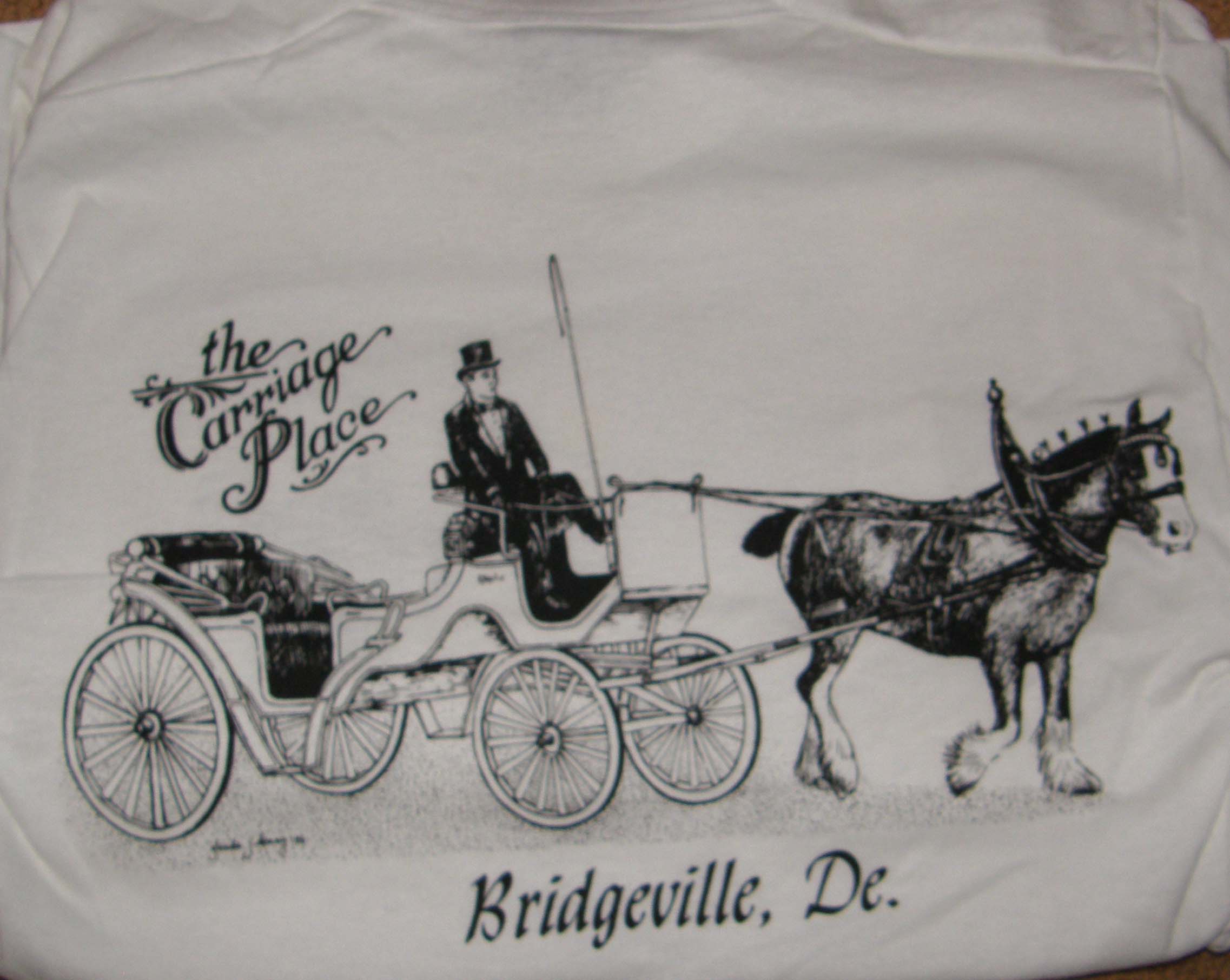 Carriage Draft Horse T-Shirt, Horse Tee Shirt