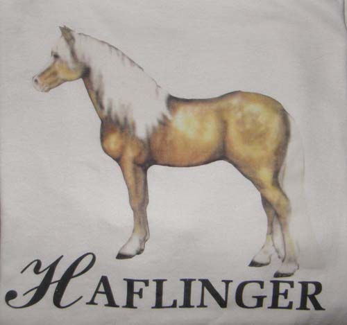 Haflinger Horse T-Shirt, Horse Tee Shirt