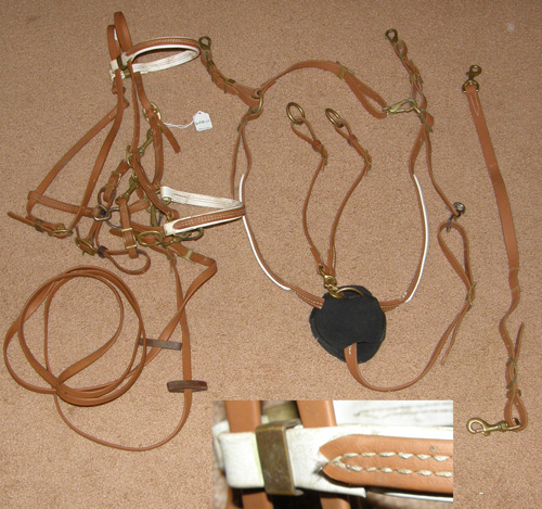Beta Biothane Headstall & Reins Beta Biothane Halter Bridle Combo Synthetic Western Headstall Trail Bridle Endurance Trail Headstall Reins Breastcollar Standing Martingale Running Martingale Breastplate Tie Down Set