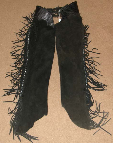 Youth Custom Made Suede Western Show Chaps 