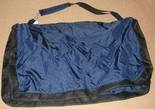 Dura Tech Western Saddle Pad Carrier Western Pad Carrying Case English or Western Saddle Blanket Bag Storage Bag Navy Blue/Black