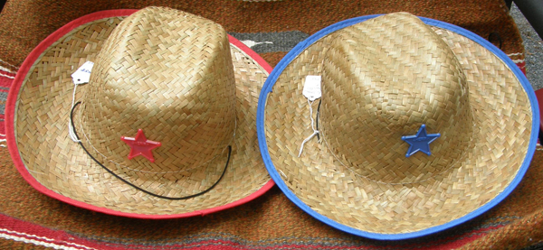 Childs Straw Hat Sheriff Cowboy Hat Cowgirl Hat Wild West Costume