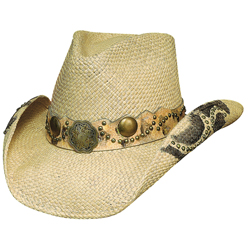 Cowgirl Charm Shapeable Panama Straw Cowboy Hat