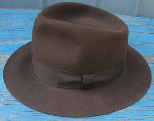 Vintage Bollman Designer Collection Lost Ark Wool Fedora Indiana Jones Felt Hat Western Hat Wool Felt Outdoorsman Hat