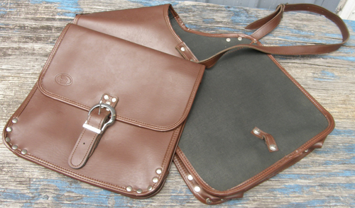 Honda Faux Leather Saddle Bags Motorcycle Saddlebags Brown