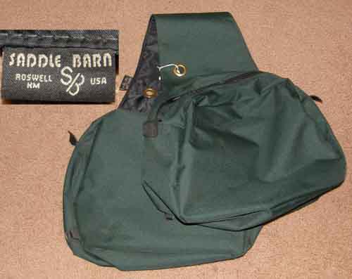 Saddle Barn Cordura Nylon Western Saddle Bags Saddlebags Hunter Green