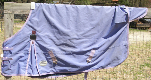 69” OF WeatherBeeta Landa Standard Lite Turnout Sheet Horse Waterproof Turnout Sheet Blue/Lavender