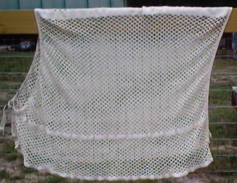 60" OF Cotton Scrim Anti-Sweat Sheet Pony Bath Sheet Cooler White