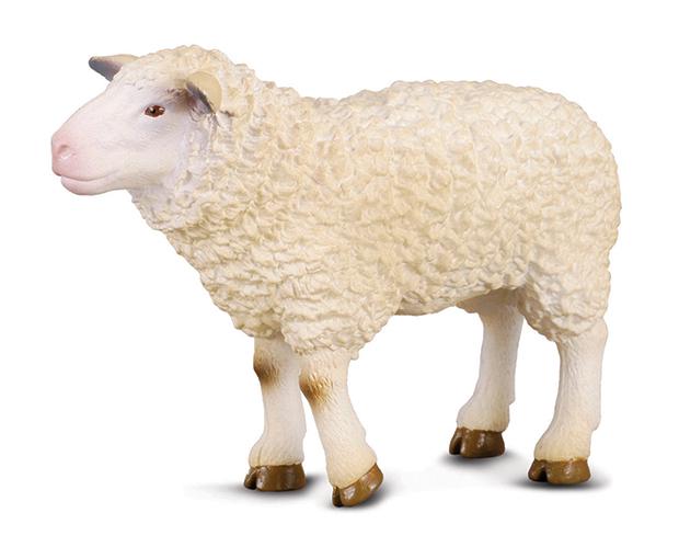 #88008 Breyer CollectA White Sheep Farm Life