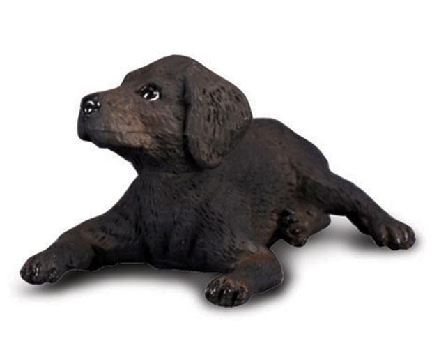 #88077 Breyer CollectA Black Labrador Retriever Puppy Black Lab Pup