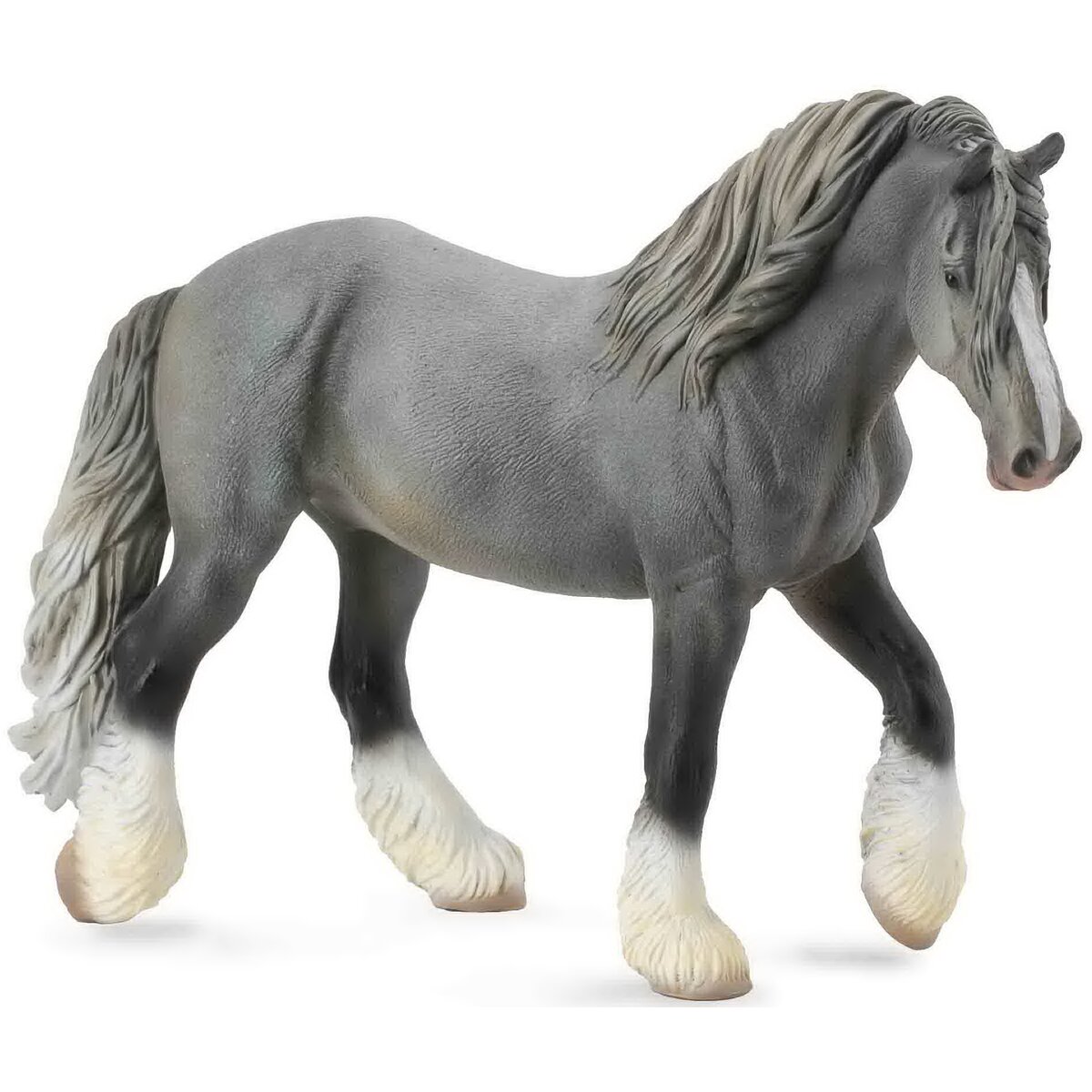 #88574 Breyer CollectA Grey Shire Mare Draft Horse
