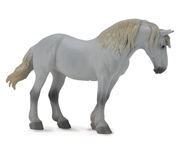 #88702 Breyer CollectA Grey Percheron Mare Draft Horse