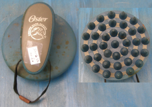 Oster Equine Care Series Body Brush Coarse Curry Horse Brush Rubber Curry