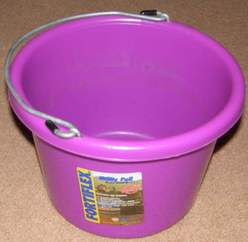 Fortiflex 8 Qt Utility Pail Bucket Purple