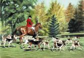 Fox Hunting Note Card For Framing Hunting With Hounds Horse Blank Greeting Card Fall Hunt Janet Griffin Scott