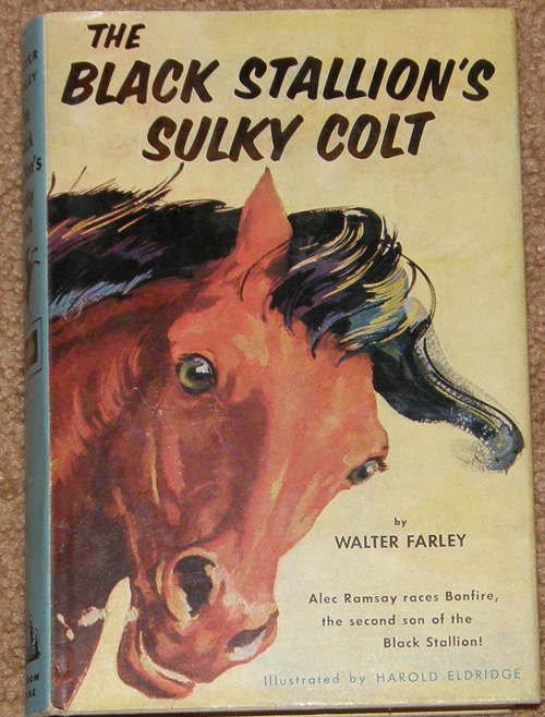 The Black Stallion's Sulky Colt Vintage Horse Book By Walter Farley
