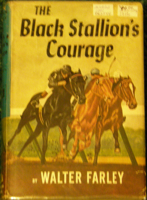 The Black Stallion's Courage Vintage Horse Book By Walter Farley